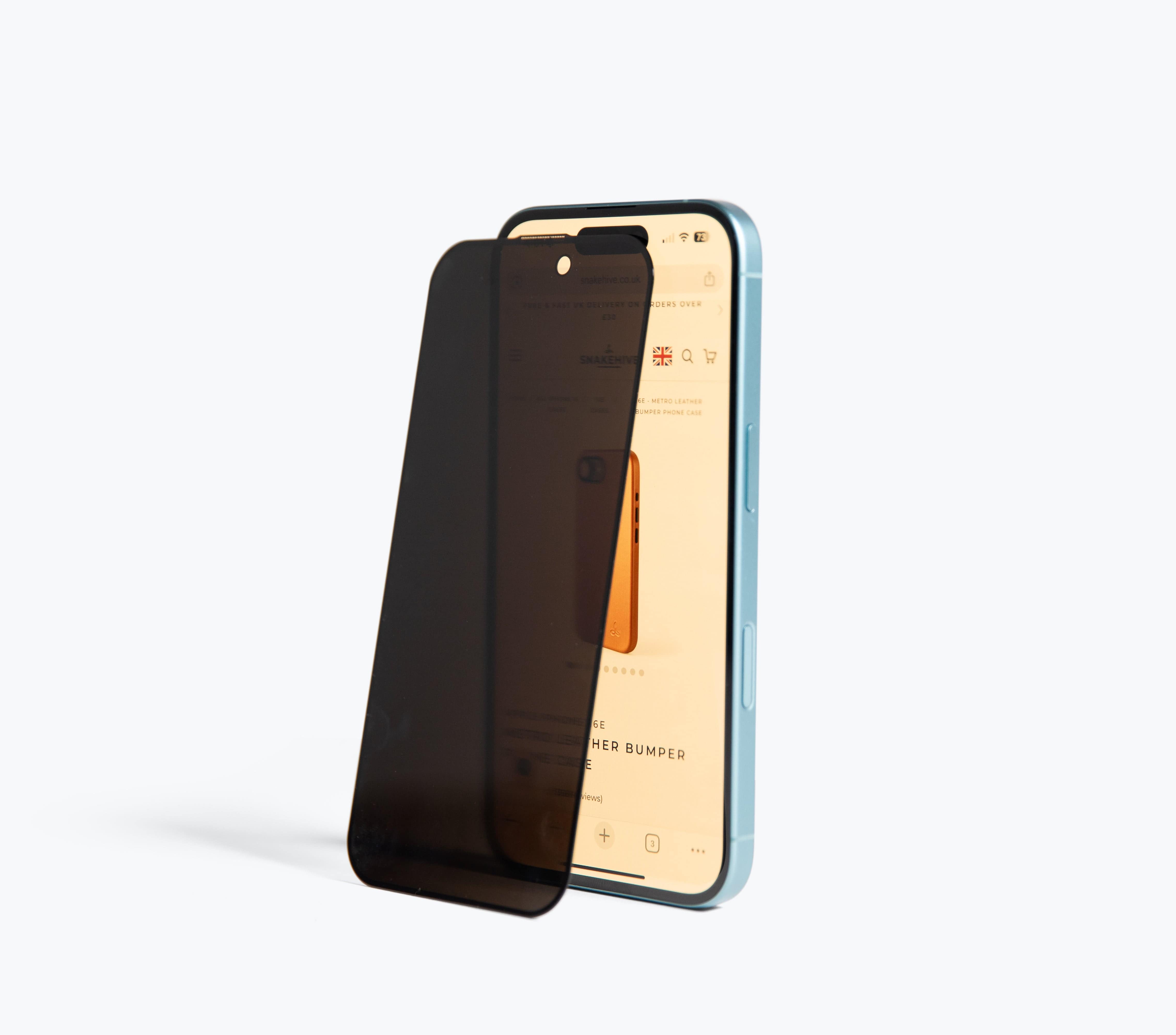 Apple iPhone 16e - Privacy Glass Screen Protector (x2)