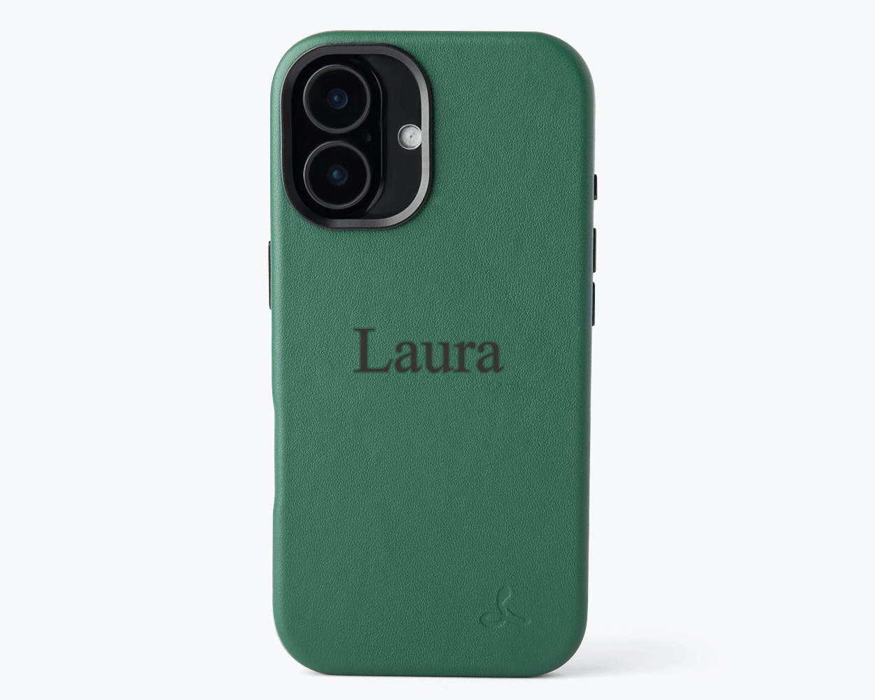 Personalised Slim Leather iPhone Case