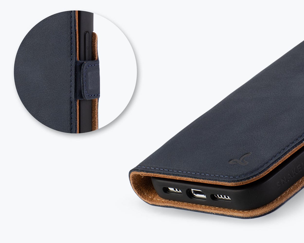 Vintage Leather Wallet Apple Iphone 14 Pro - Snakehive UK