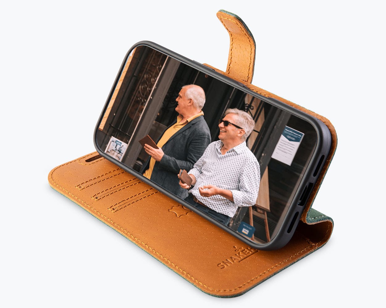 Apple iPhone 17 Pro - Vintage Leather Wallet Phone Case