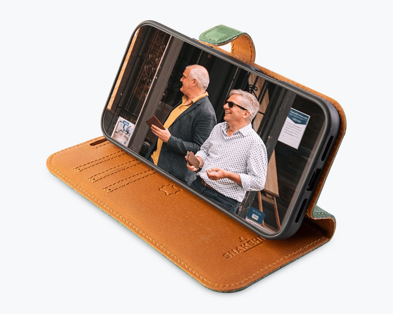 Apple iPhone 17 Pro Max - Vintage Leather Wallet Phone Case