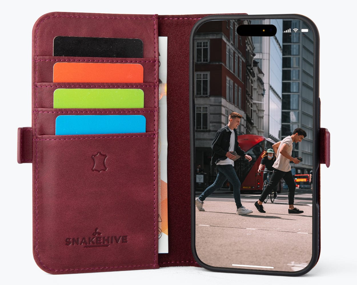 Apple iPhone 17 - Metro Leather Wallet Phone Case