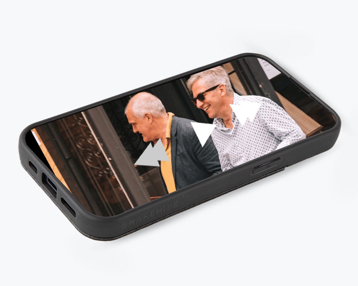 Vintage Leather Back Case Apple Iphone 15 - Snakehive UK