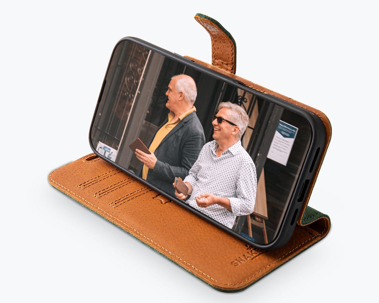 Apple Iphone 16 Pro Vintage Leather Wallet - Snakehive UK