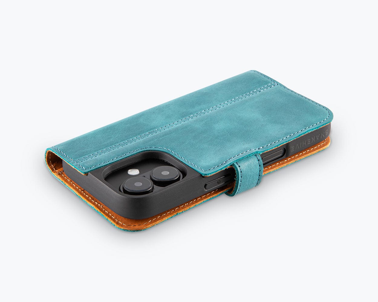 Apple Iphone 16 Vintage Leather Wallet - Snakehive UK