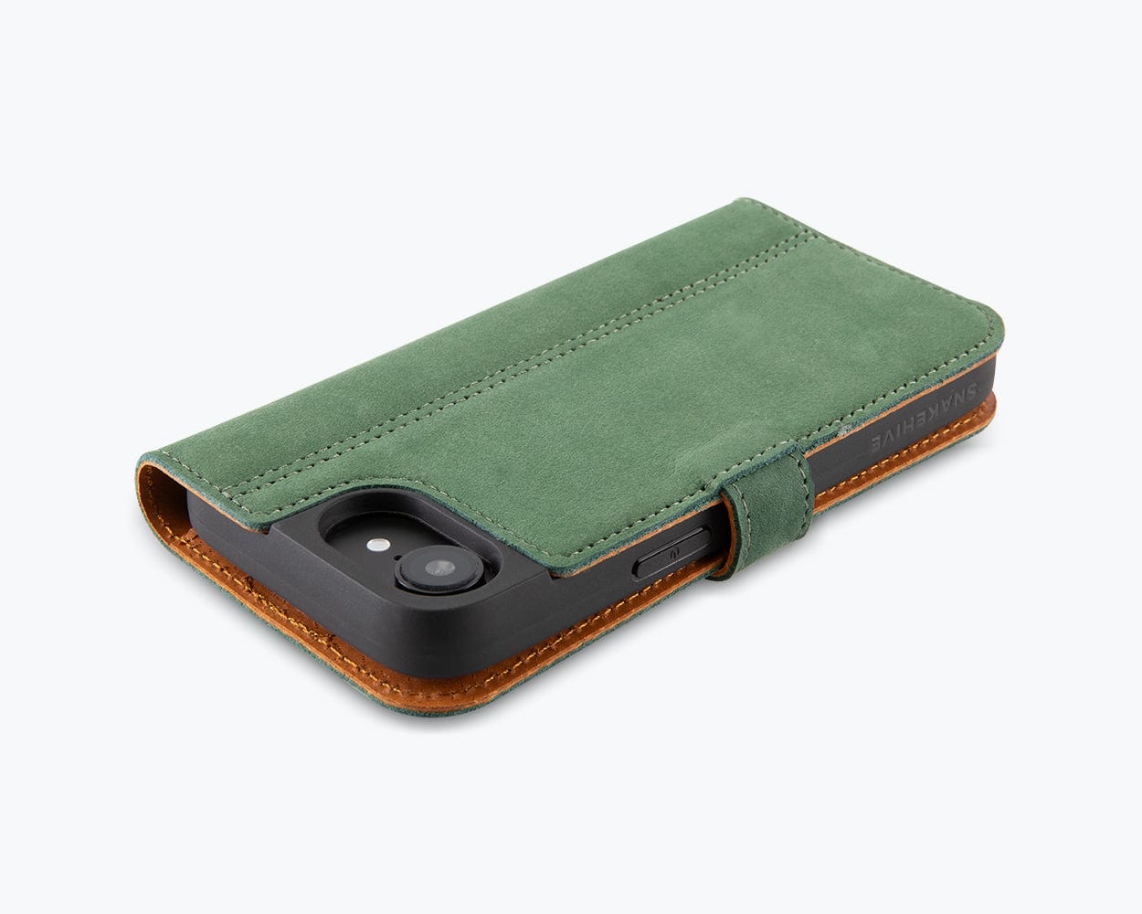 Apple iPhone 16e - Vintage Leather Wallet Phone Case