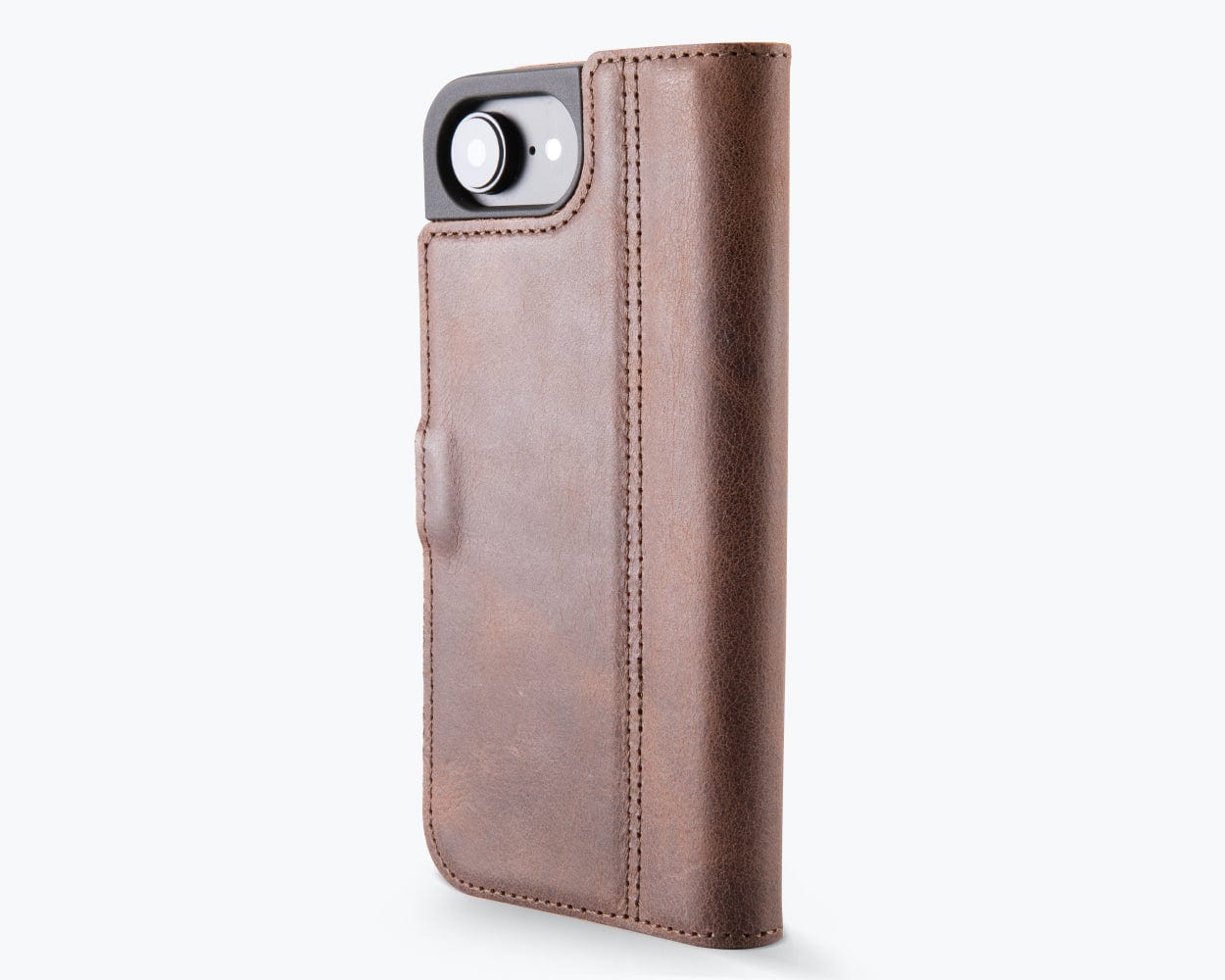 Apple iPhone 16e - Vintage Leather Wallet Phone Case