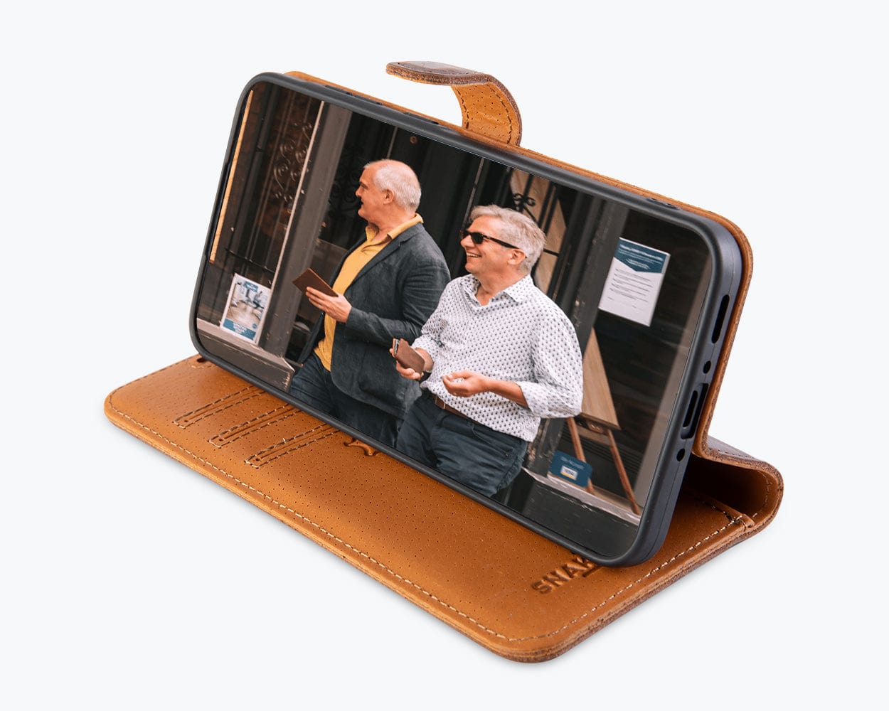 Samsung Galaxy A36 - Vintage Leather Wallet Phone Case