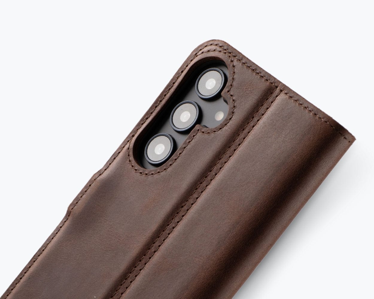 Vintage Leather Wallet Samsung Galaxy A55 - Snakehive UK