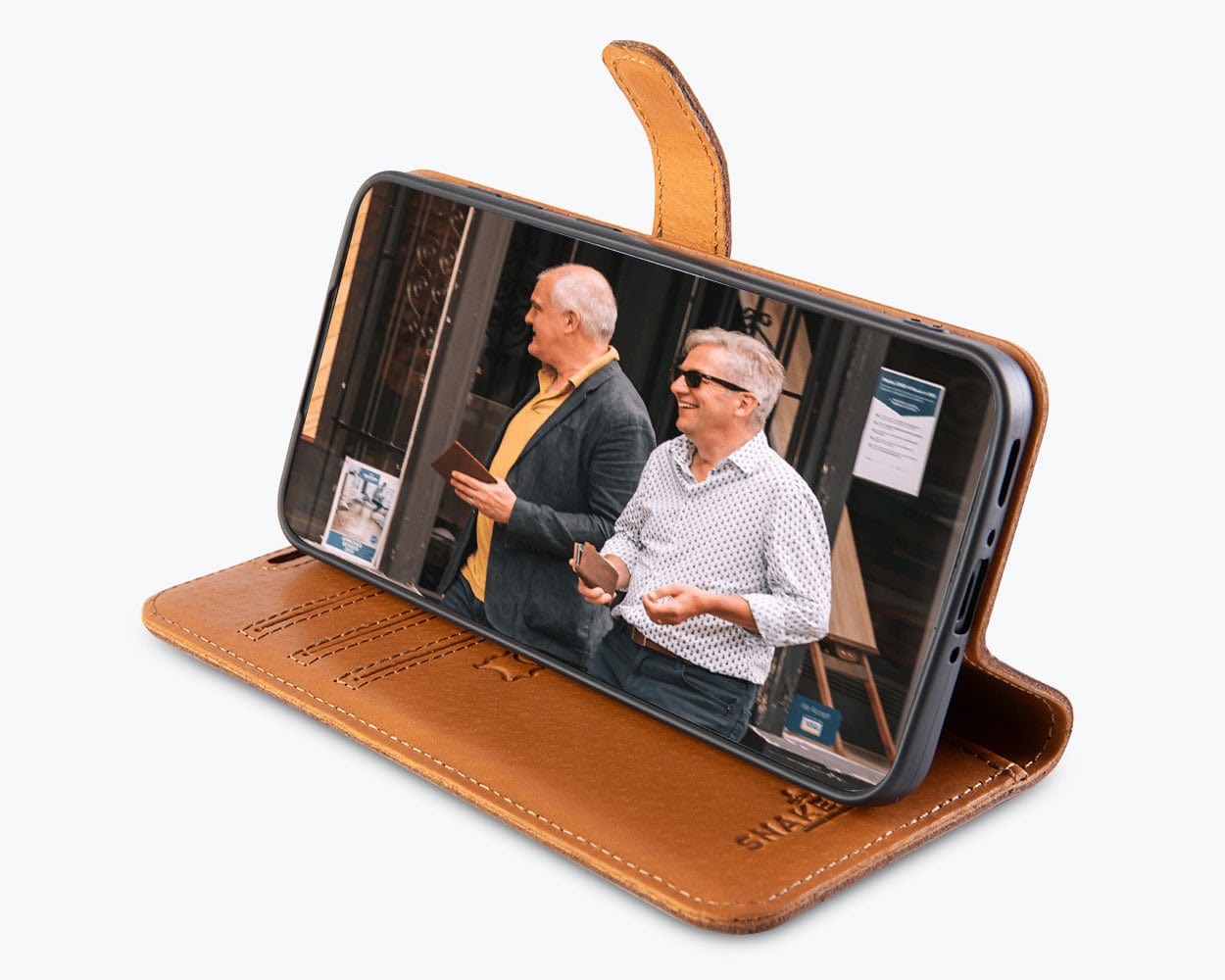 Samsung Galaxy A56 - Vintage Leather Wallet Phone Case