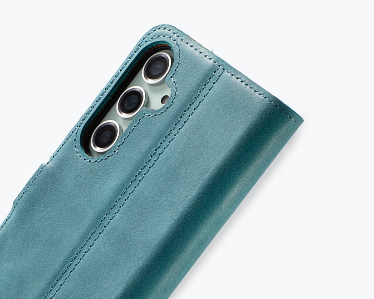 Vintage Leather Wallet Samsung Galaxy S24 Fe - Snakehive UK