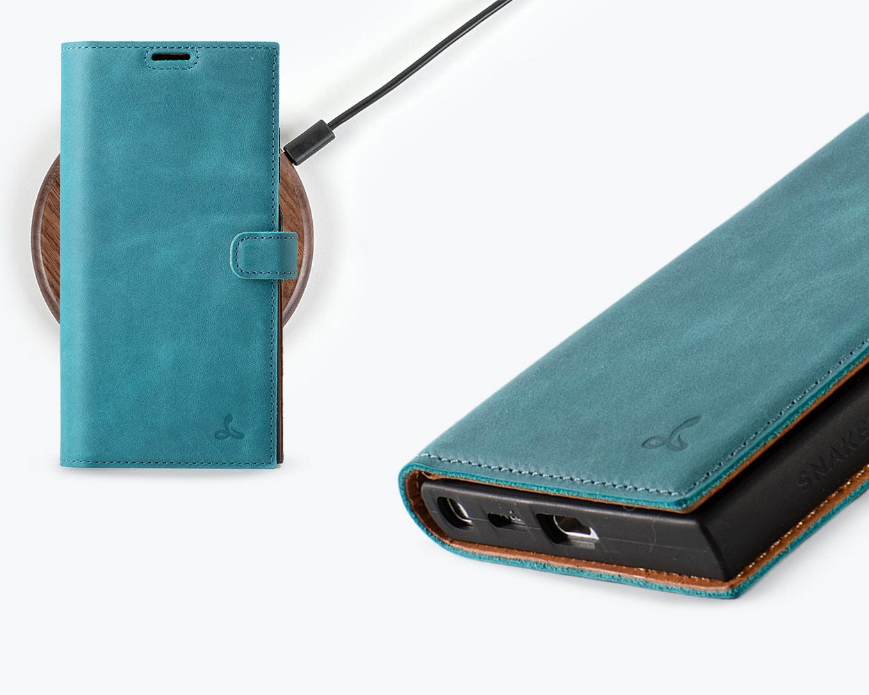 Samsung Galaxy S24 Ultra Vintage Leather Wallet - Snakehive UK