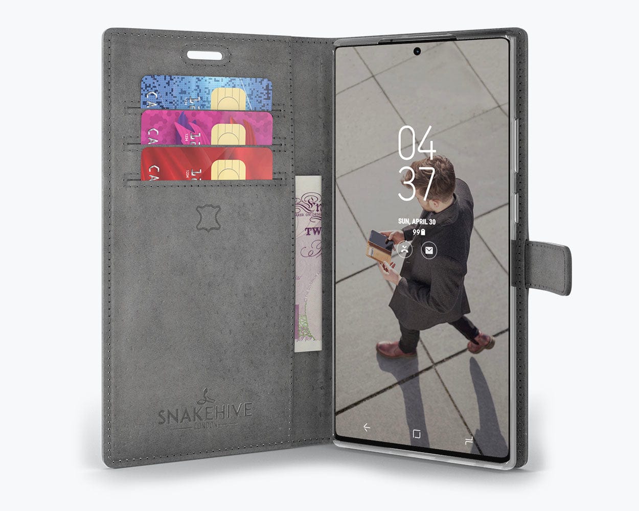 Samsung Galaxy Note 20 Ultra - Vintage Leather Wallet (Almost Perfect) Teal Samsung Galaxy Note 20 Ultra - Snakehive UK