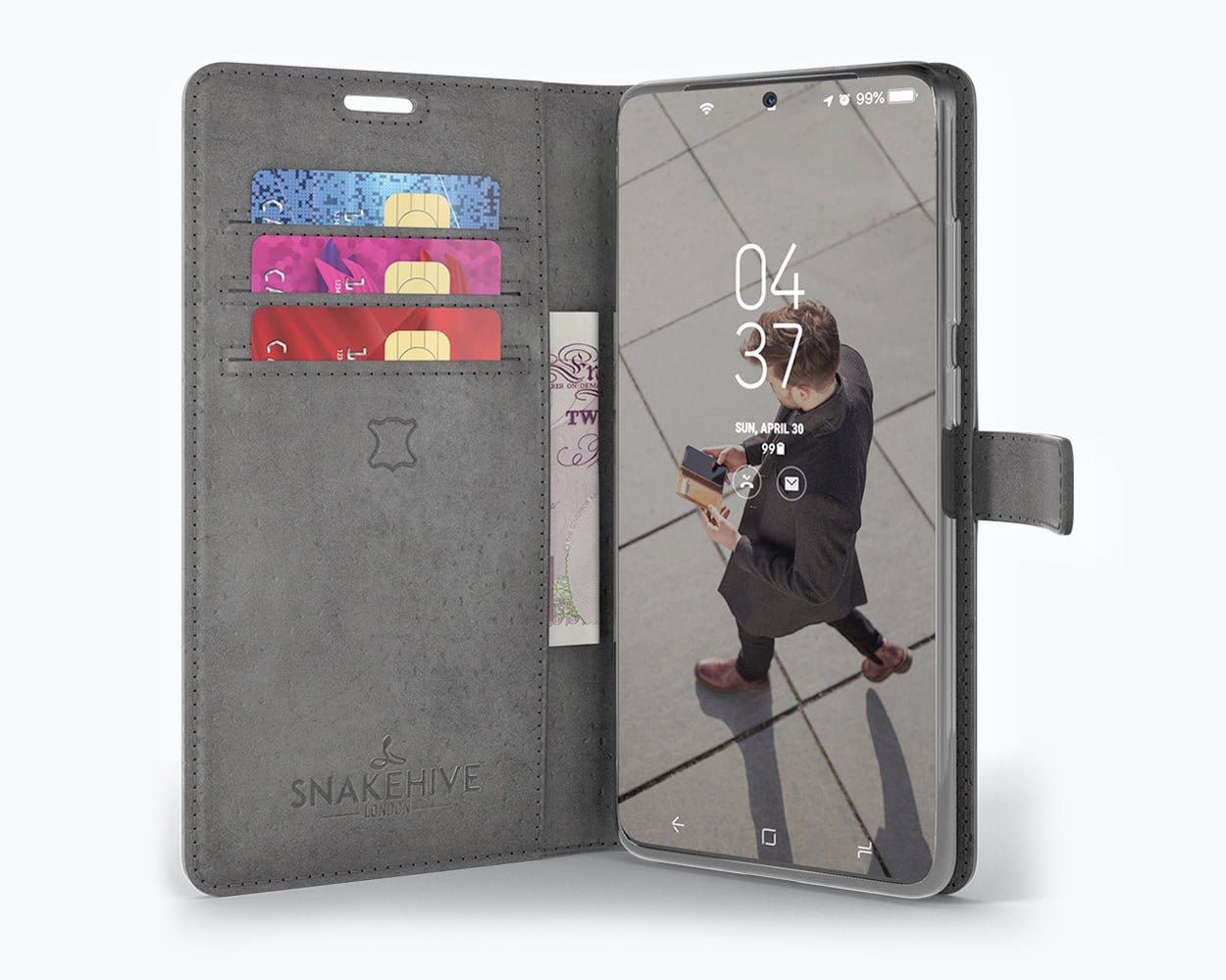 Samsung Galaxy S20 Ultra - Vintage Leather Wallet (Almost Perfect) Teal Samsung Galaxy S20 Ultra - Snakehive UK