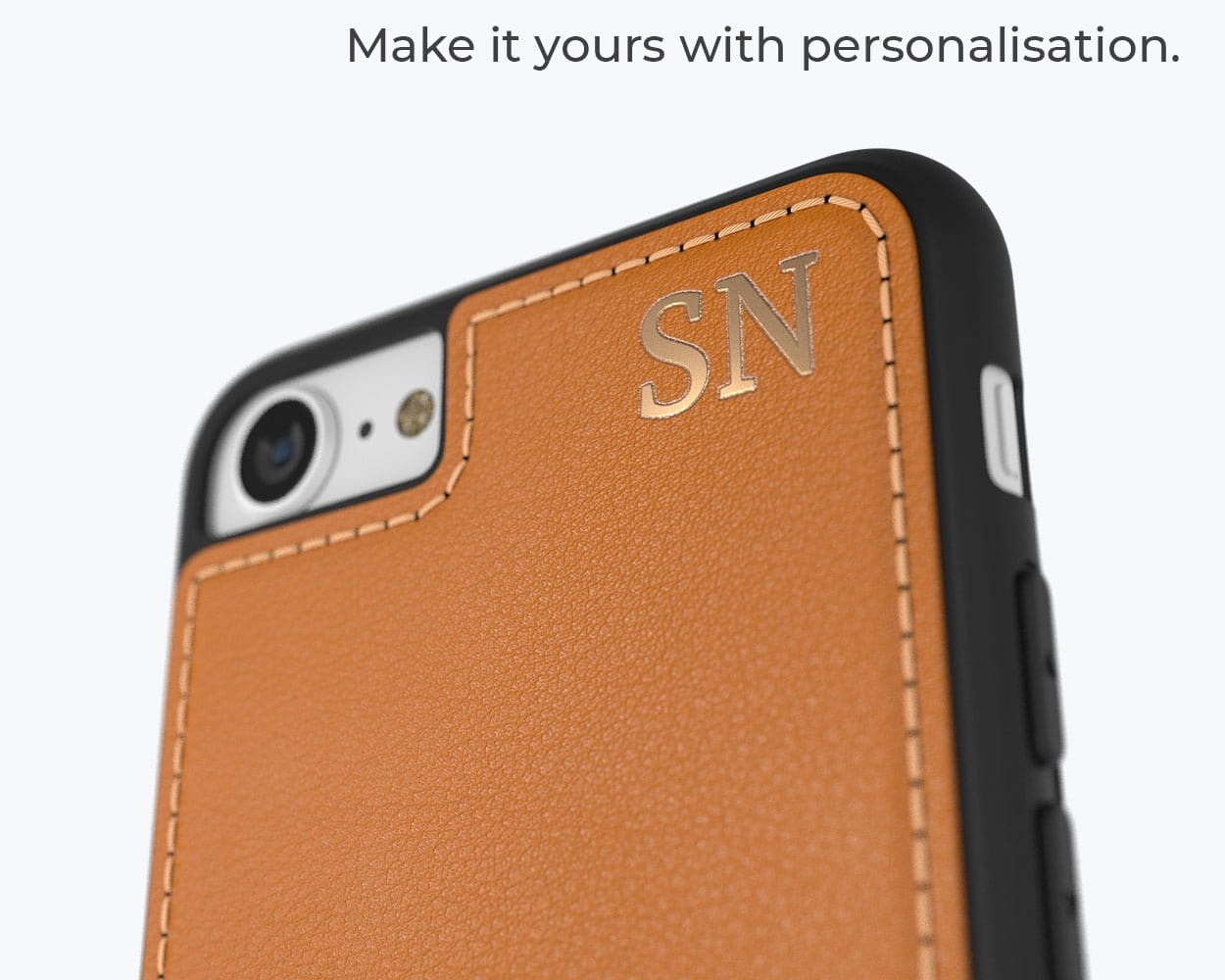 Apple iPhone SE 2022 / 2020 / 8 / 7 - Metro Leather Case Pebble Grey - Snakehive UK