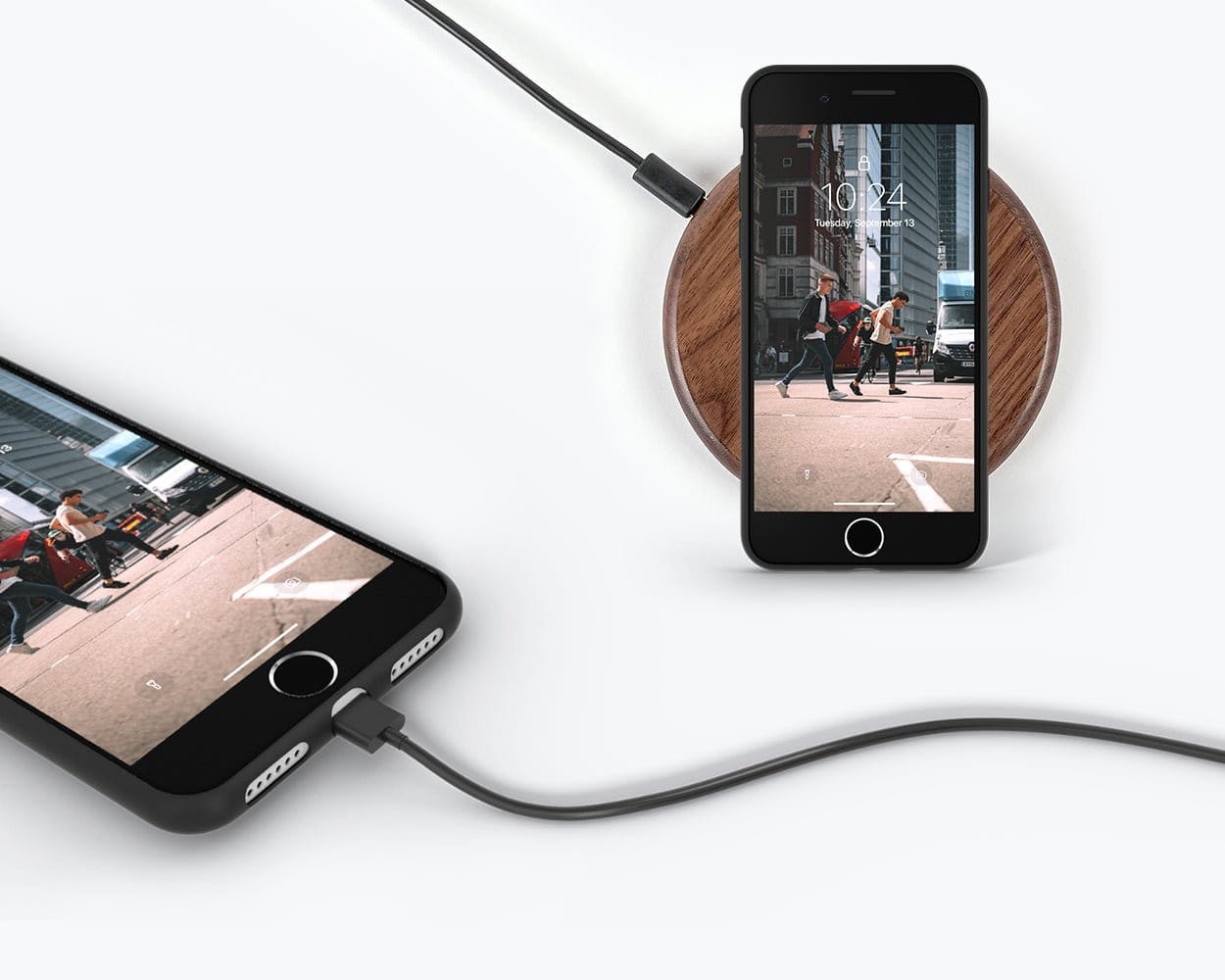 Apple iPhone SE 2022 / 2020 / 8 / 7 - Metro Leather Case Pebble Grey - Snakehive UK