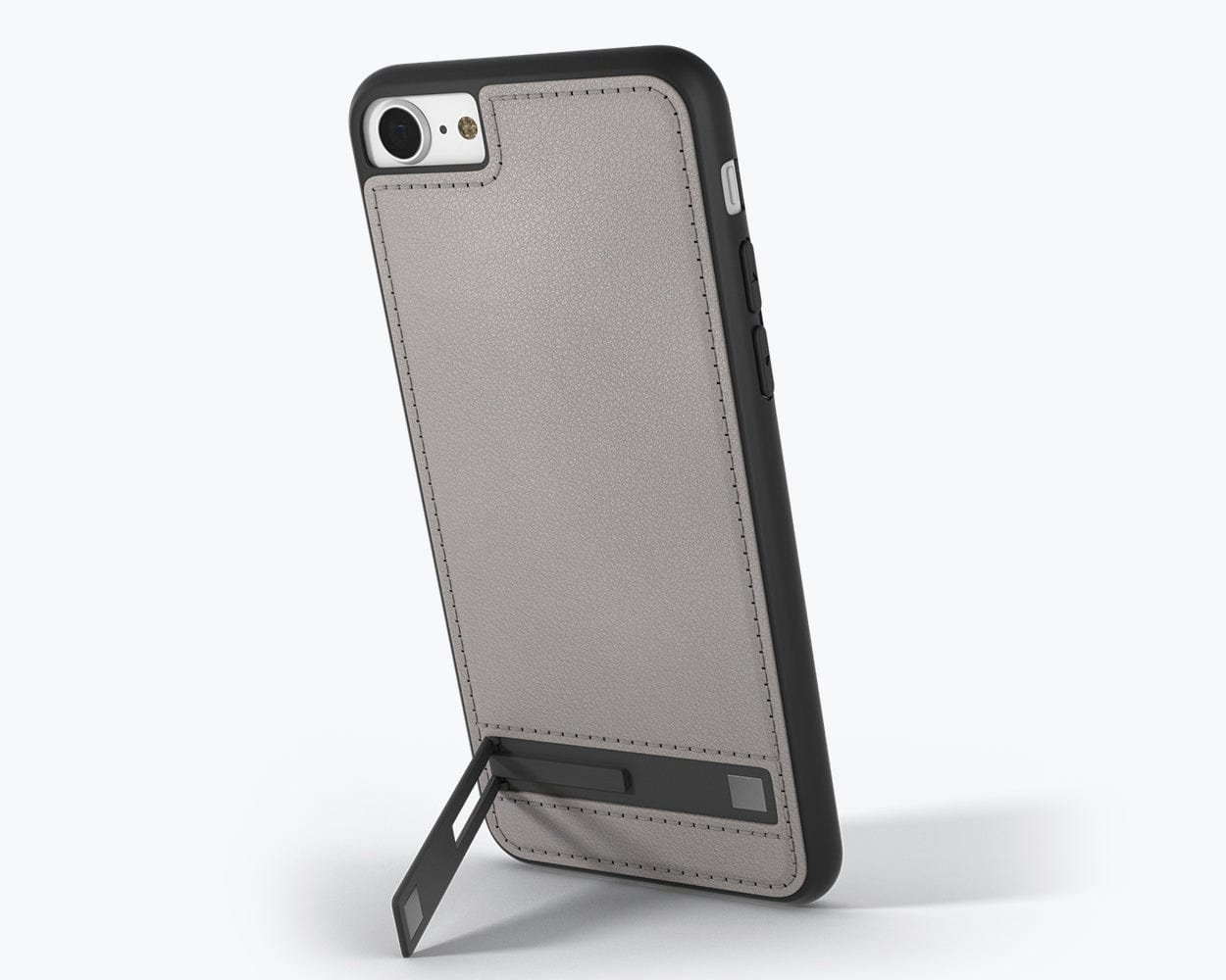 Apple iPhone SE 2022 / 2020 / 8 / 7 - Metro Leather Case Pebble Grey - Snakehive UK