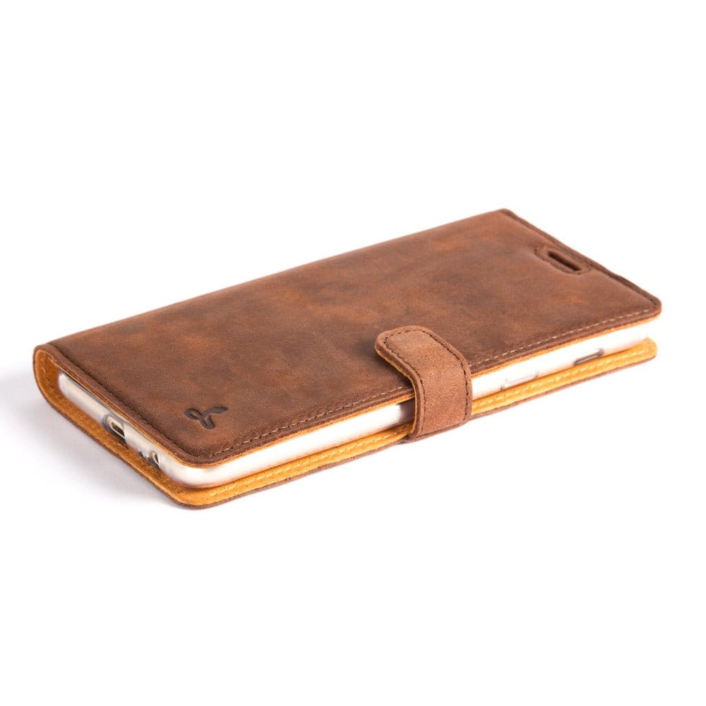 Vintage Leather Wallet - Samsung Galaxy A6 Plus (2018) Plum Samsung Galaxy A6 Plus (2018) - Snakehive UK