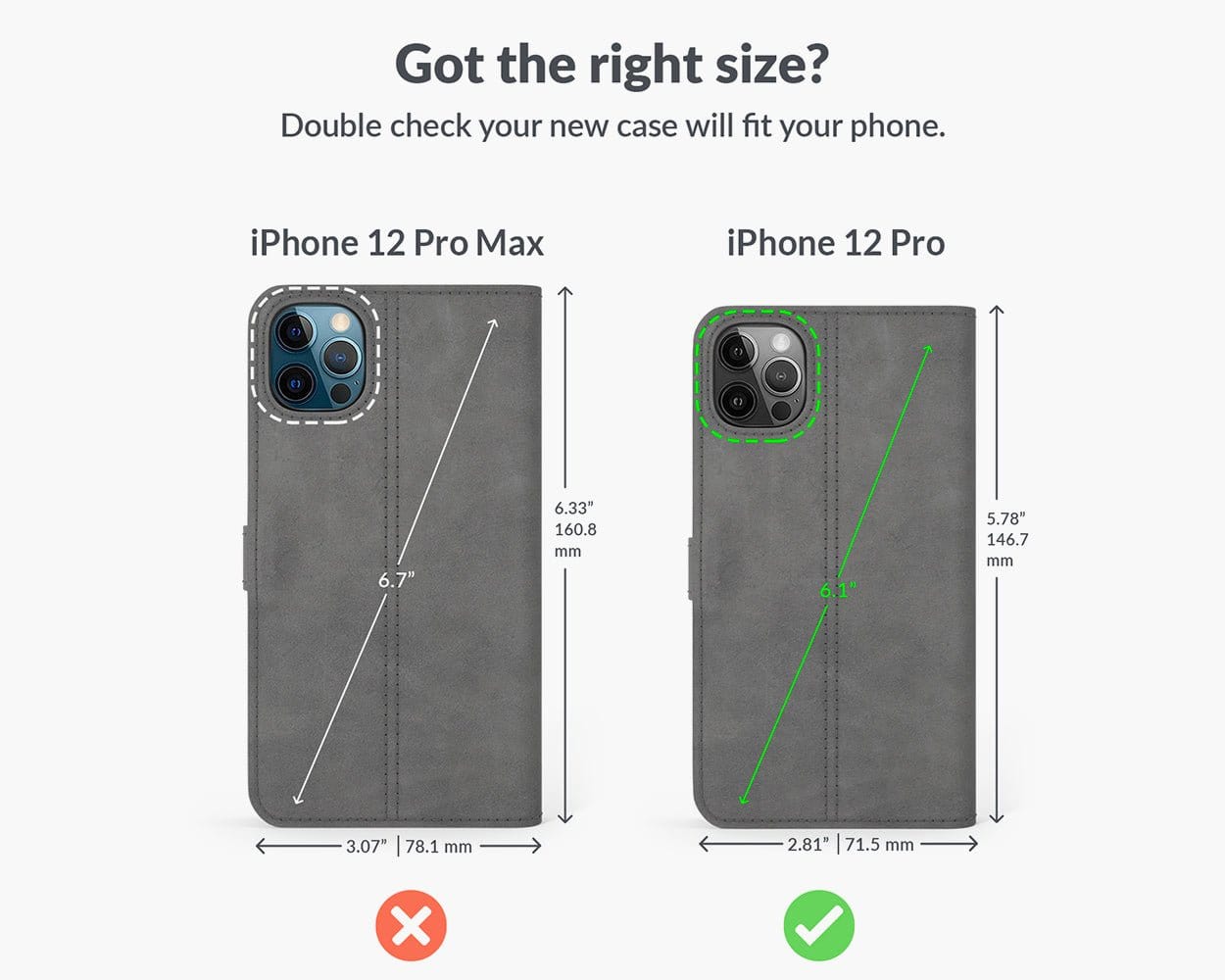 Apple iPhone 12 Pro - Vintage Leather Wallet Grey Apple iPhone 12 Pro - Snakehive UK