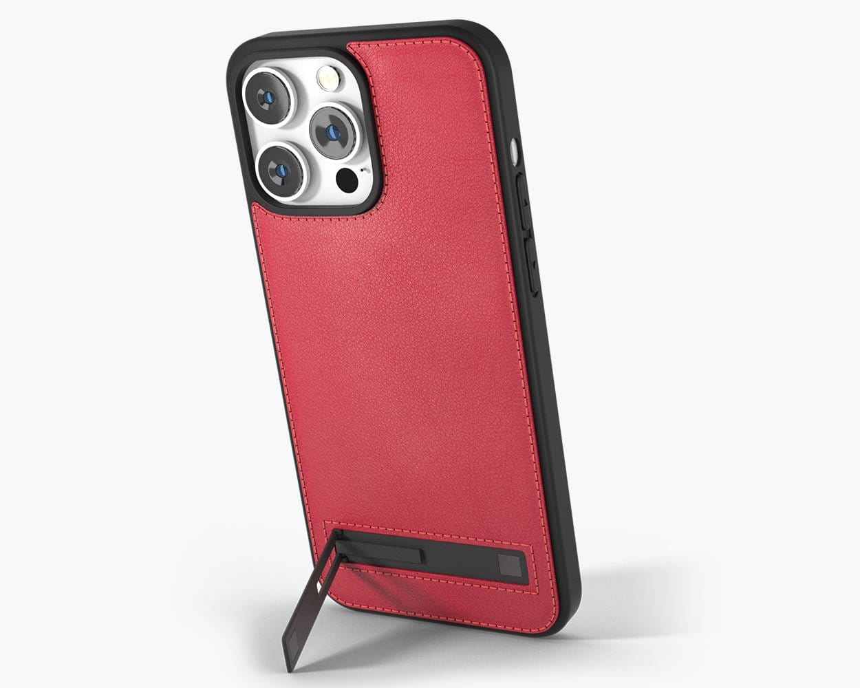 Apple iPhone 14 Pro Max - Metro Leather Case Poppy Red Apple iPhone 14 Pro Max - Snakehive UK