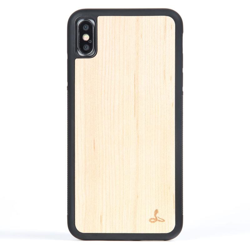 Wilderness Wood Back Bumper Case - Apple iPhone X/XS Walnut Apple iPhone X/XS - Snakehive UK