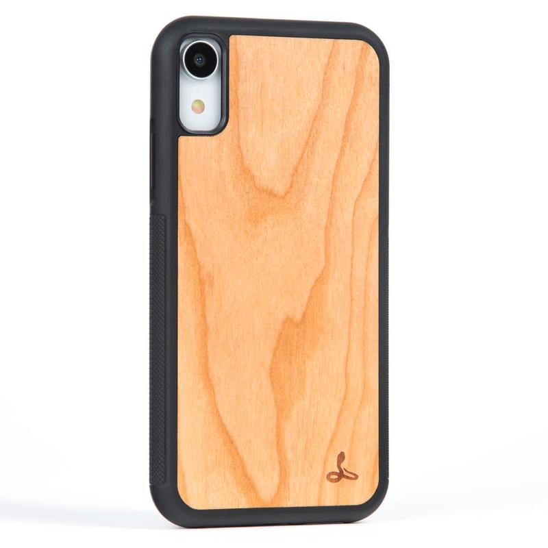 Wilderness Wood Back Case - Apple iPhone XR Maple Apple iPhone XR - Snakehive UK