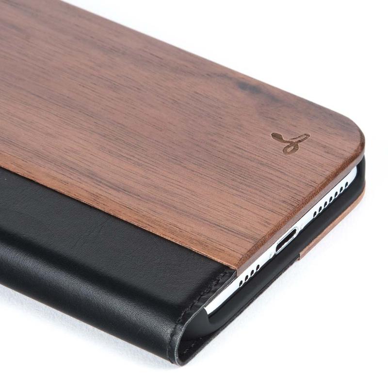 Wilderness Wood Wallet - Apple iPhone XS Max Bamboo Apple iPhone XS Max - Snakehive UK