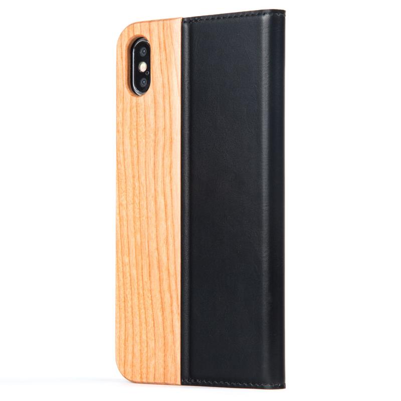 Wilderness Wood Wallet - Apple iPhone XS Max Bamboo Apple iPhone XS Max - Snakehive UK