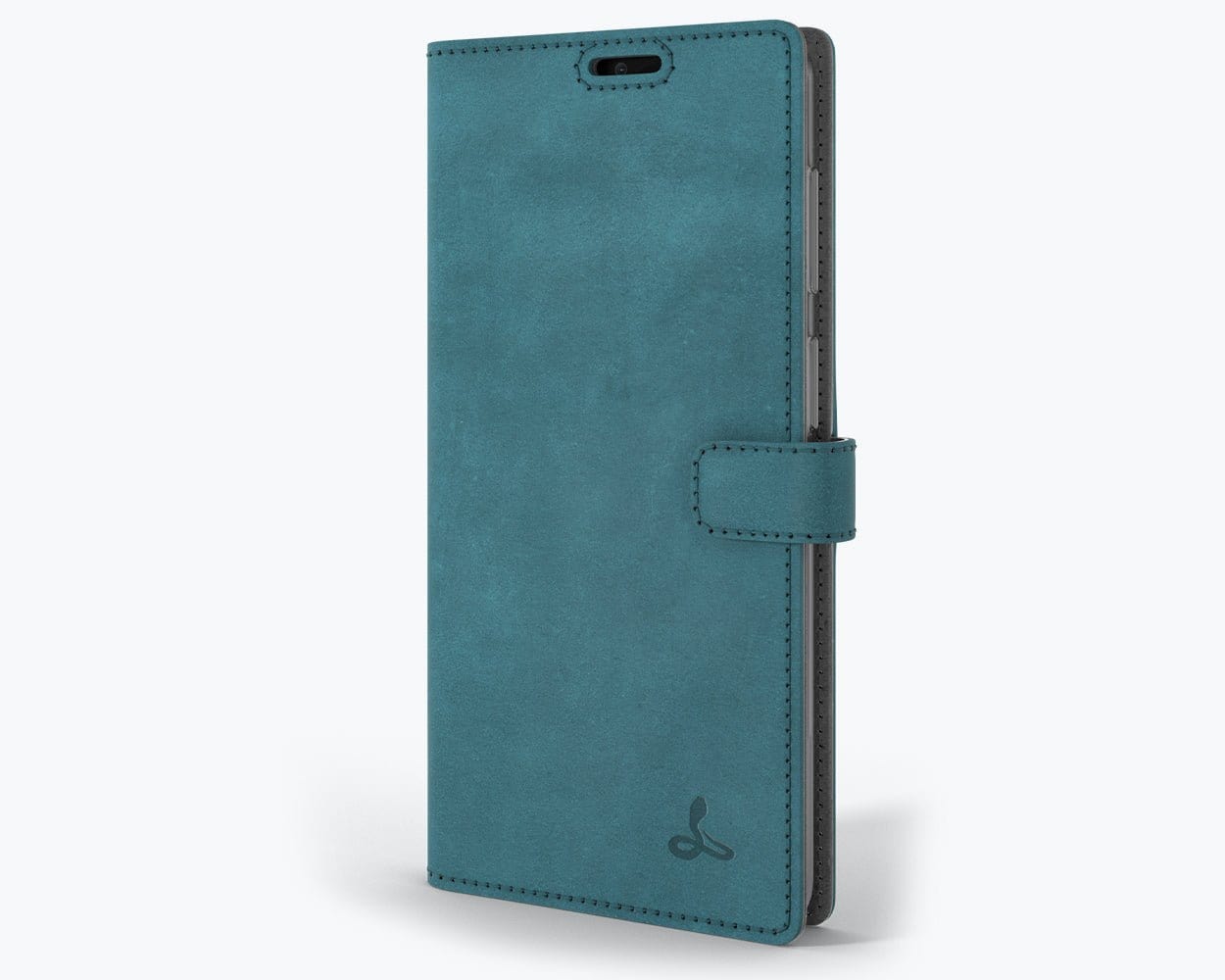 Vintage Leather Wallet - Samsung Galaxy A12 Teal Samsung Galaxy A12 - Snakehive UK