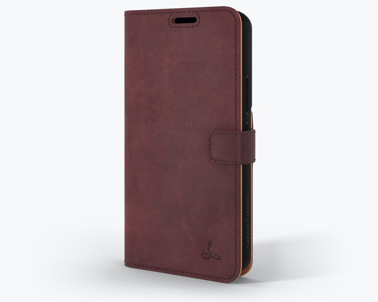 Samsung Galaxy S22 Plus - Vintage Leather Wallet (Almost Perfect) Plum Samsung Galaxy S22 Plus - Snakehive UK