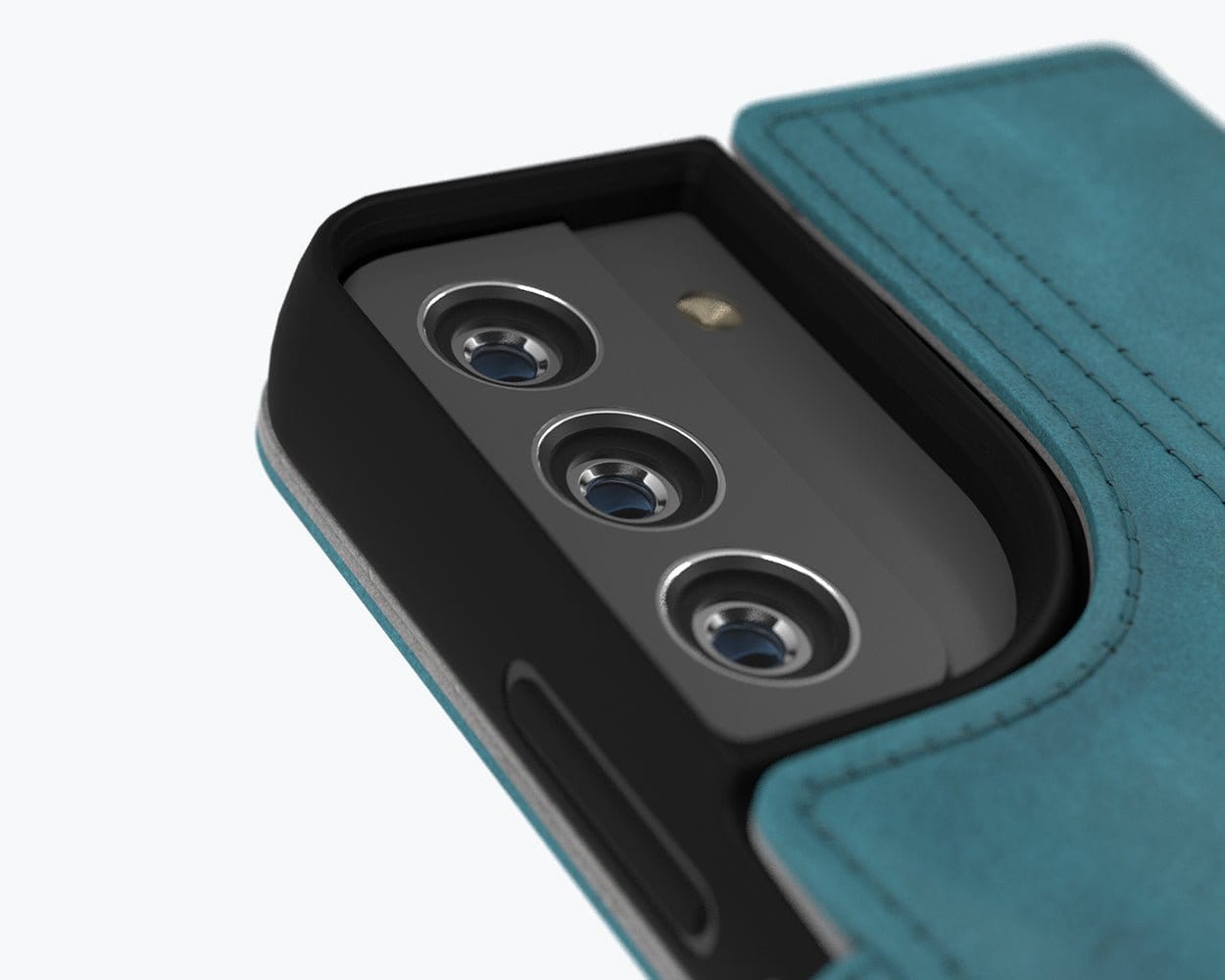 Samsung Galaxy S22 Plus - Vintage Leather Wallet (Almost Perfect) Teal Samsung Galaxy S22 Plus - Snakehive UK