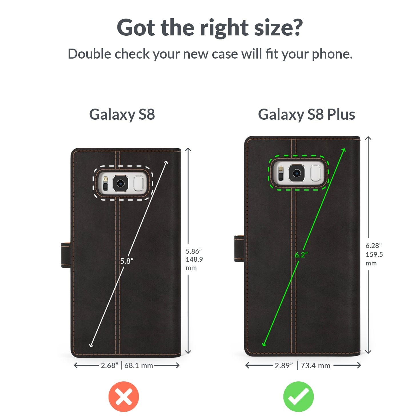 Vintage Two Tone Leather Wallet - Samsung Galaxy S8 Plus TT Black/Plum Samsung Galaxy S8 Plus - Snakehive UK