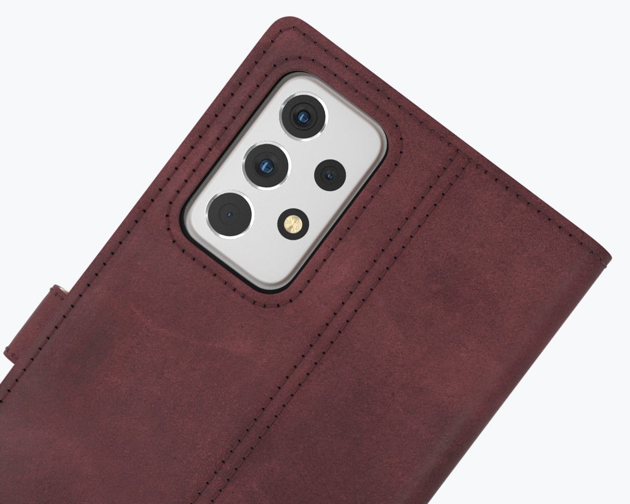 Vintage Leather Wallet - Samsung Galaxy A52 Teal Samsung Galaxy A52 - Snakehive UK