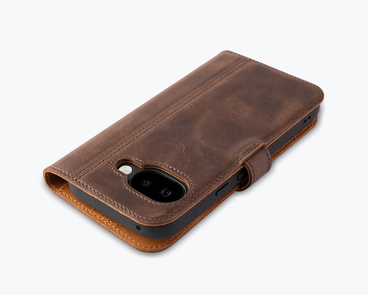 Google Pixel 9A - Vintage Leather Wallet Phone Case