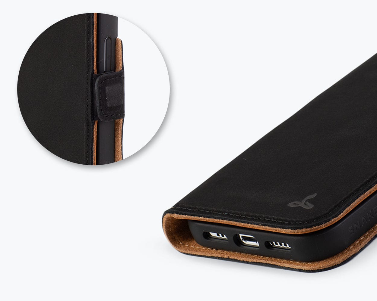 Vintage Leather Wallet Apple Iphone 14 Pro - Snakehive UK