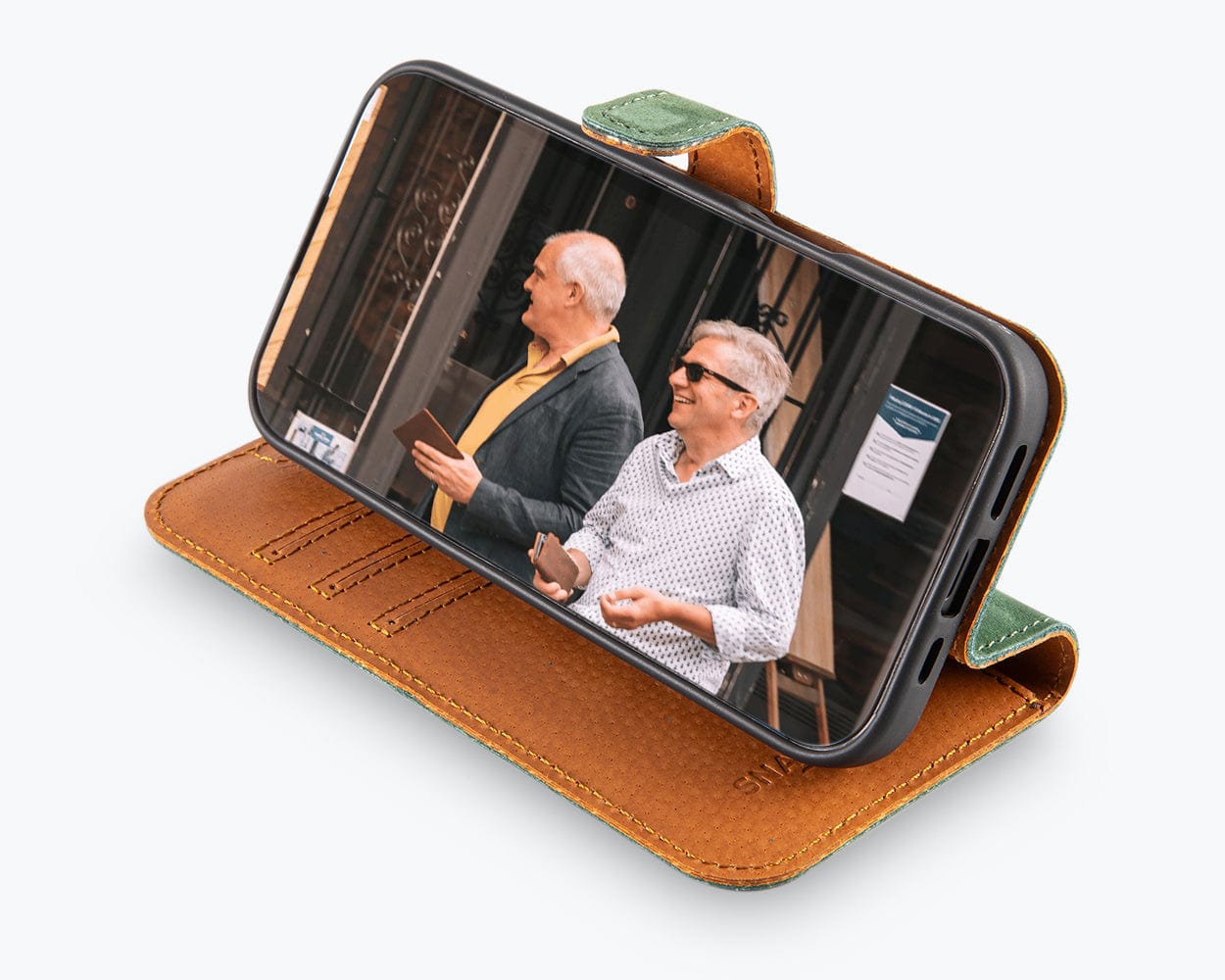 Apple iPhone 17 - Vintage Leather Wallet Phone Case