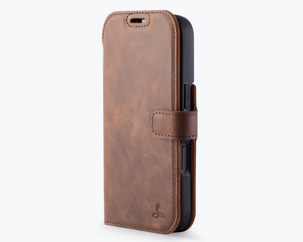 Apple iPhone 17 Pro - Vintage Leather Wallet Phone Case