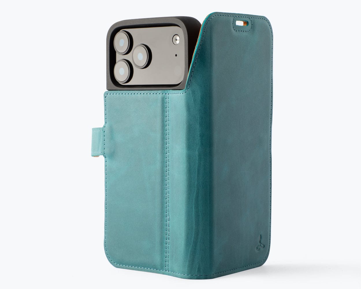 Apple iPhone 17 Pro Max - Vintage Leather Wallet Phone Case