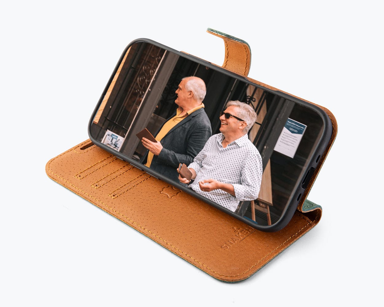 Apple iPhone Air - Vintage Leather Wallet Phone Case