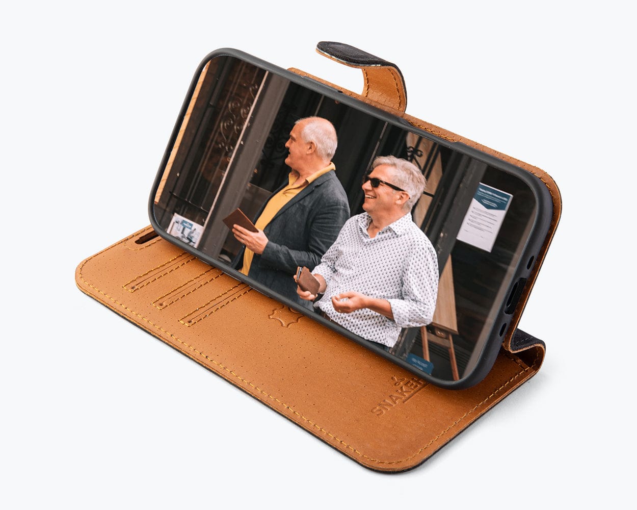 Apple iPhone Air - Vintage Leather Wallet Phone Case