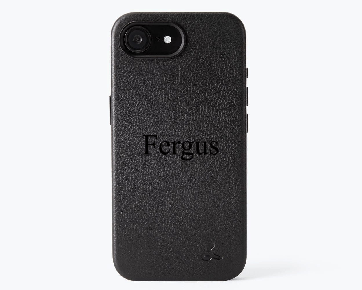 Personalised Slim Leather iPhone Case