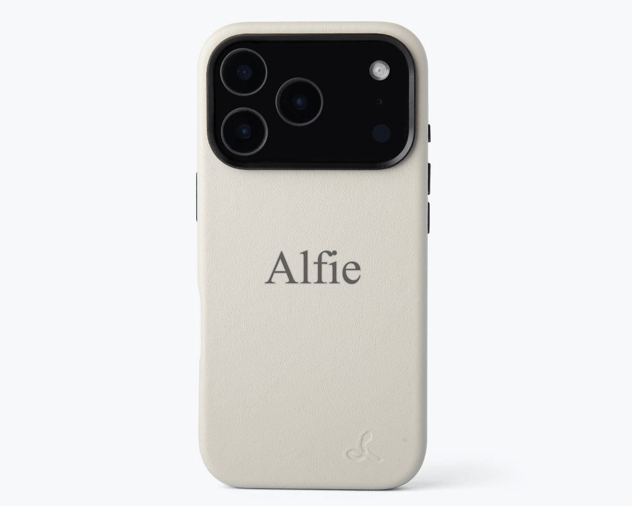 Personalised Slim Leather iPhone Case