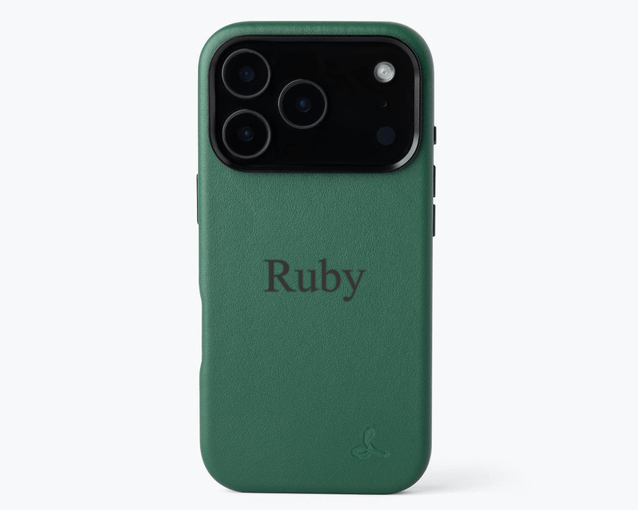Personalised Slim Leather iPhone Case