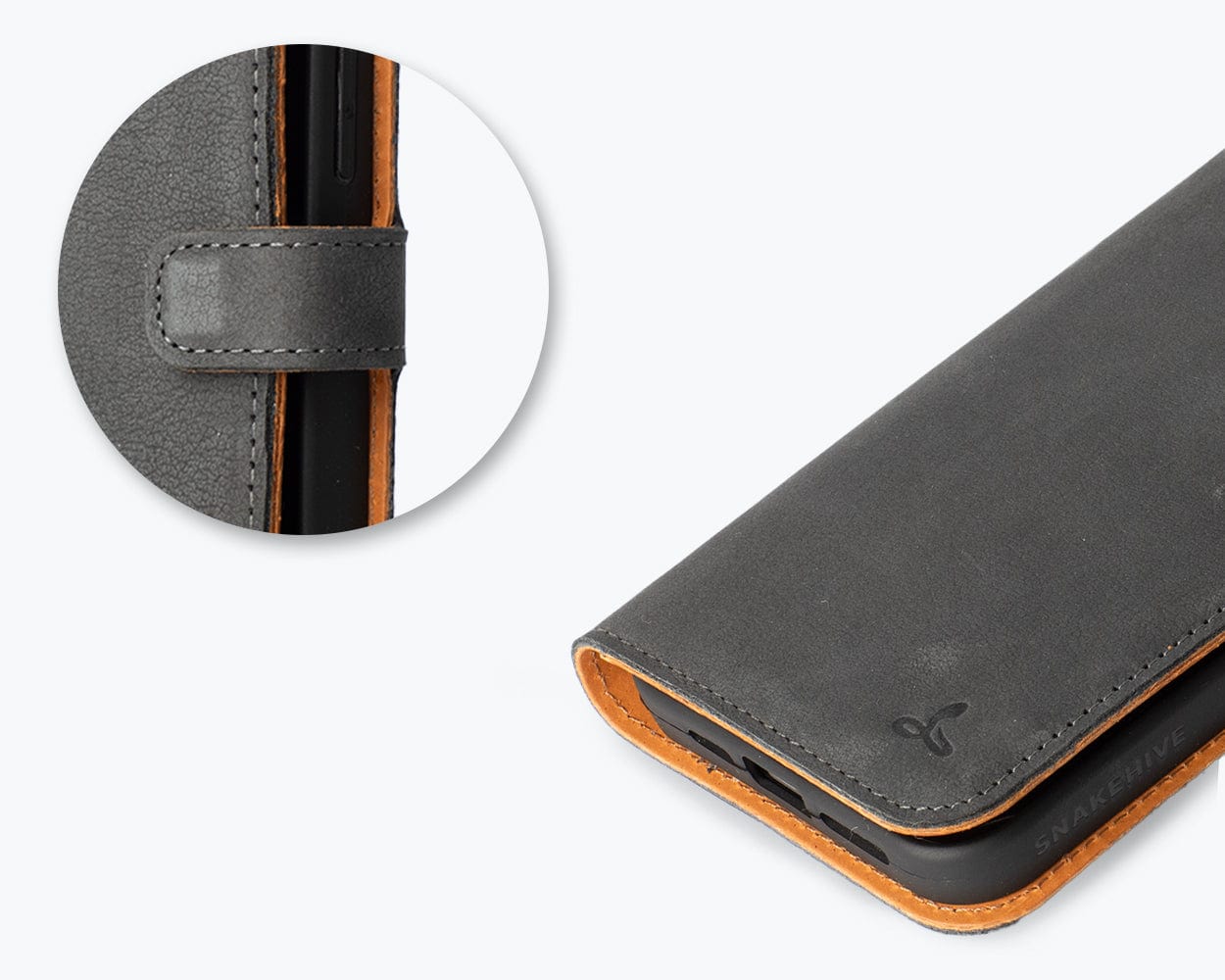 Iphone 15 Pro Max Leather Wallet Case - Snakehive UK