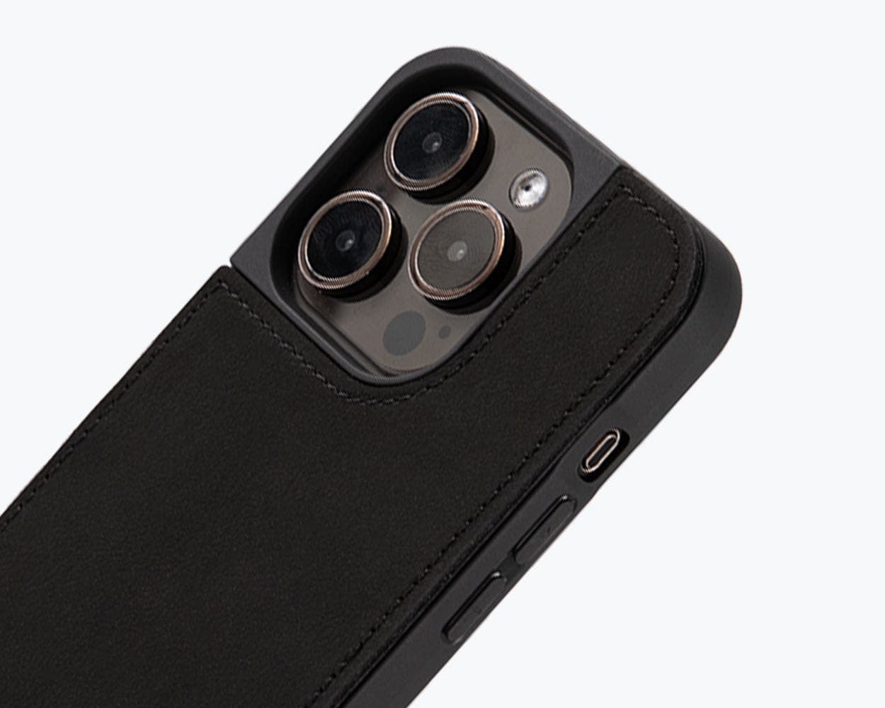 Vintage Leather Back Case Apple Iphone 15 Pro - Snakehive UK