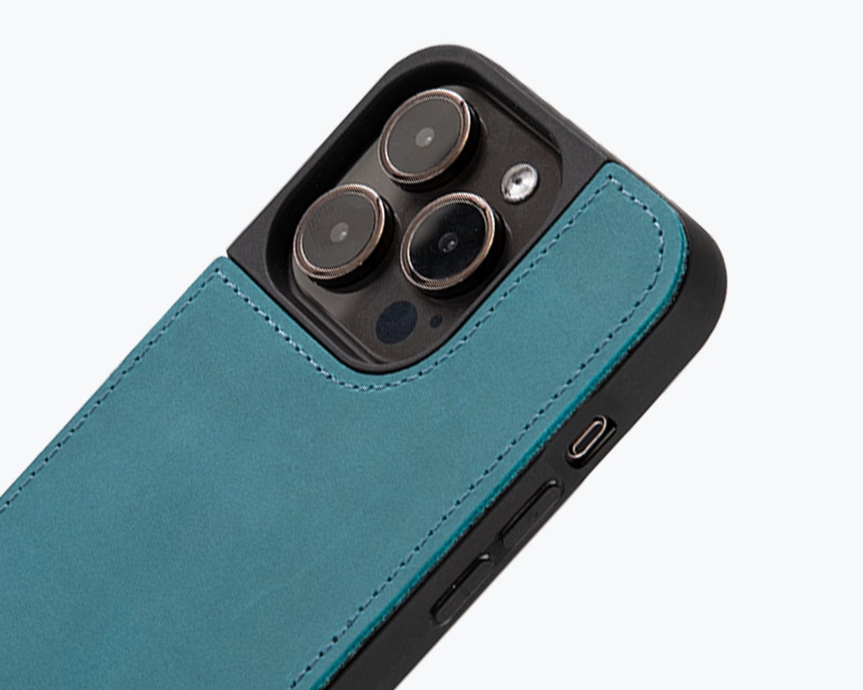 Vintage Leather Back Case Apple Iphone 15 Pro - Snakehive UK