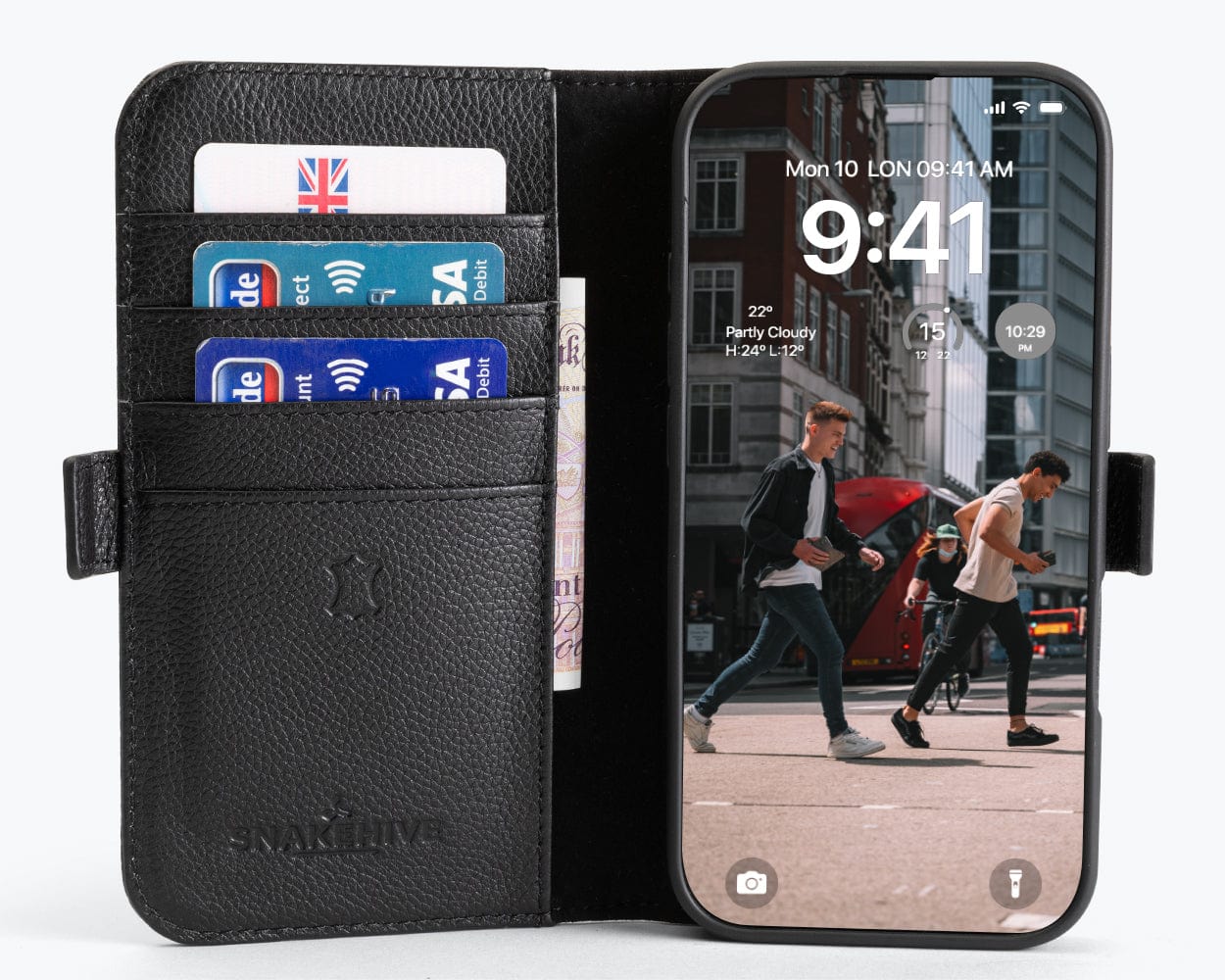 Apple iPhone 16 Plus - Metro Leather Wallet Phone Case