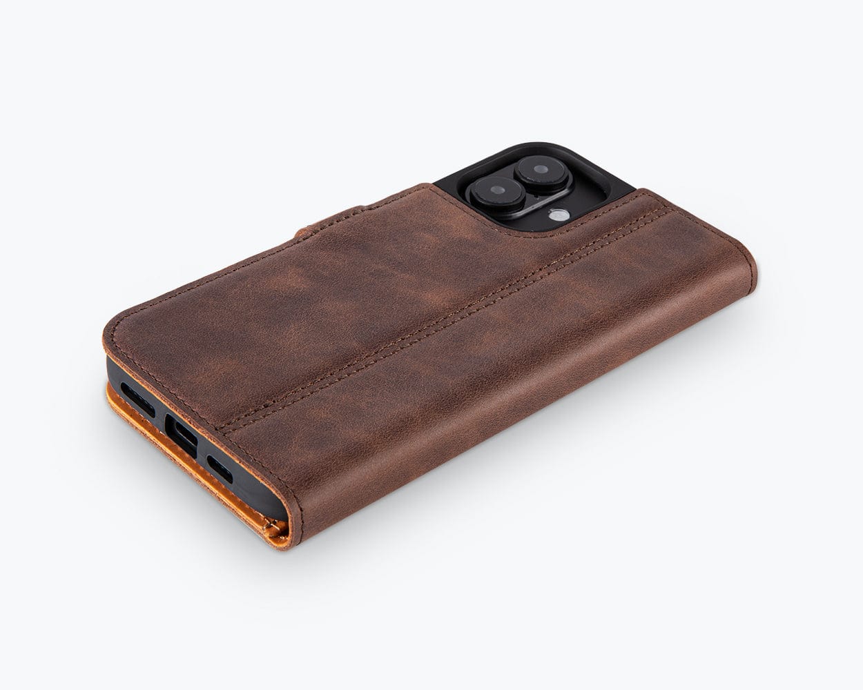 Apple Iphone 16 Plus Vintage Leather Wallet - Snakehive UK