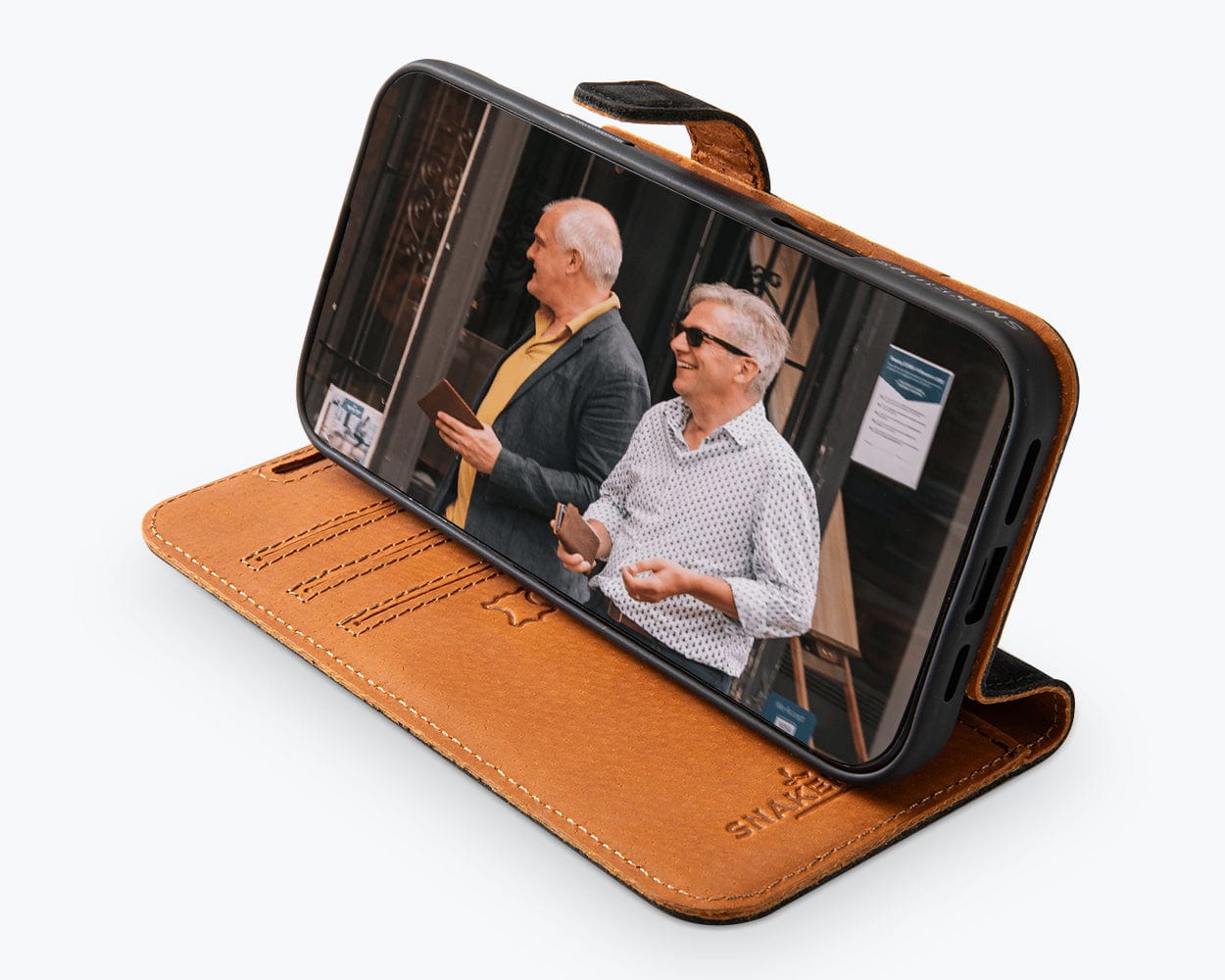 Apple Iphone 16 Pro Vintage Leather Wallet - Snakehive UK