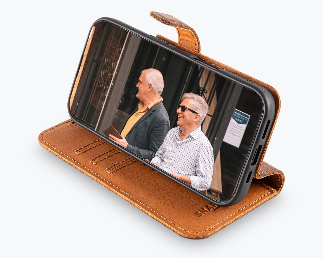 Apple Iphone 16 Vintage Leather Wallet - Snakehive UK